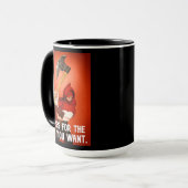 Dress voor de baan die u wilt: executeur mok (Voorkant links)