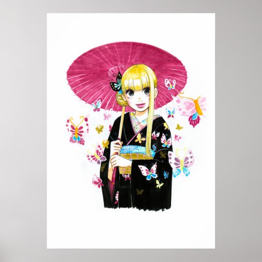 Dress Yuka-chan van Akiko Higashimura Poster (Voorkant)