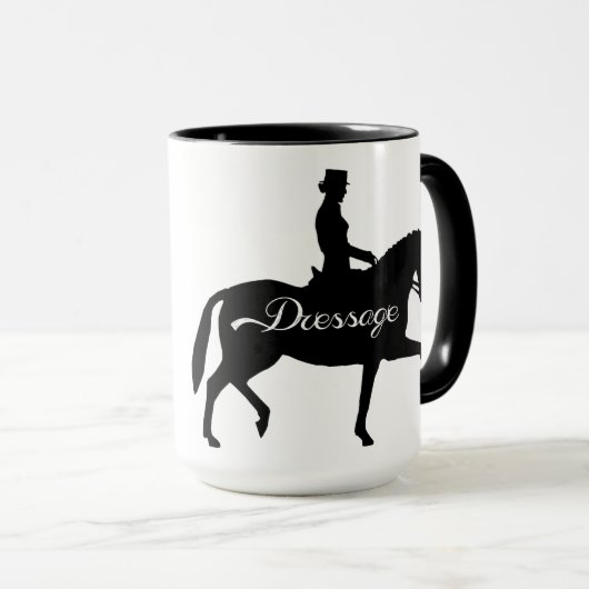 Dressage 15 oz Mok (Voorkant rechts)