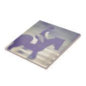 Dressage Abstract Tegeltje (Zijkant)