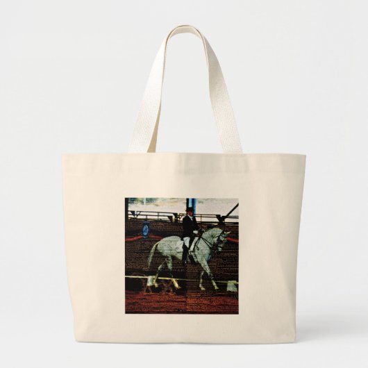 Dressage Art Grote Tote Bag (Voorkant)