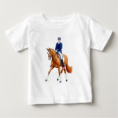 Dressage Baby Baby T-Shirt (Voorkant)