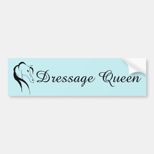 Dressage Bumpersticker (Voorkant)