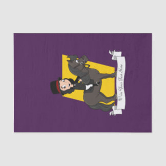 Dressage-cartoon Tissuepapier