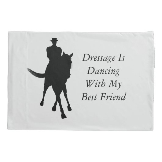 Dressage danst met beste vriendinnetjes kussensloop (Achterkant)