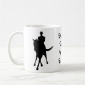 Dressage danst met mijn beste vriend koffiemok (Links)