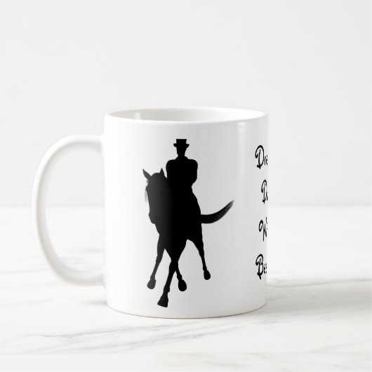 Dressage danst met mijn beste vriend koffiemok (Links)