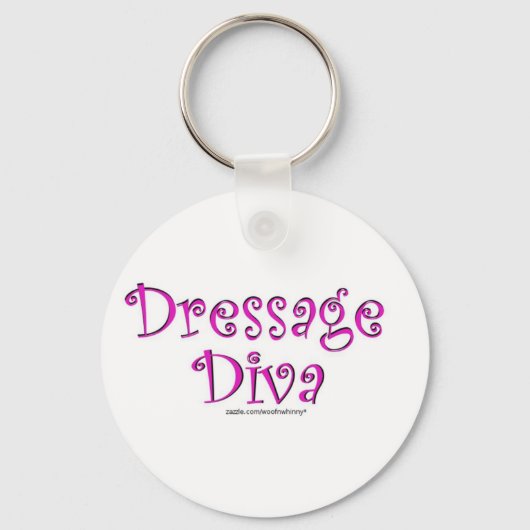 Dressage Diva Sleutelhanger (Voorkant)