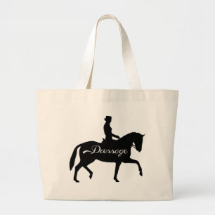 Dressage! Grote Tote Bag