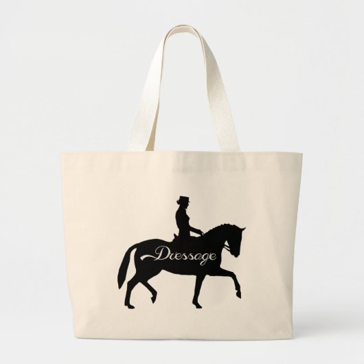 Dressage! Grote Tote Bag (Voorkant)