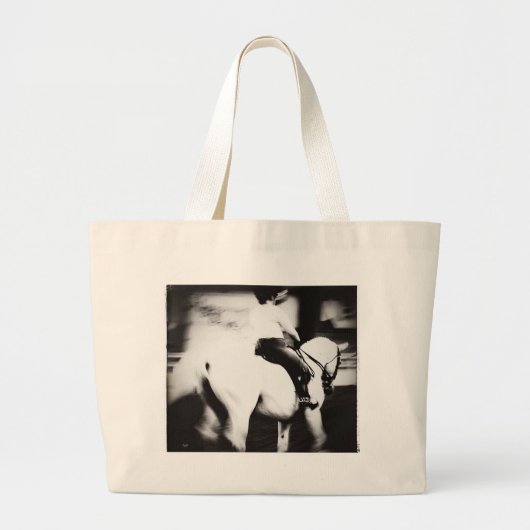 Dressage Grote Tote Bag (Voorkant)