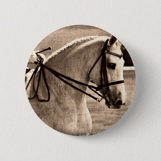 Dressage Grunge Ronde Button 5,7 Cm (Voorkant)