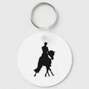 Dressage Half Pass Sleutelhanger