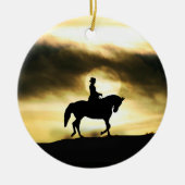 Dressage Holiday Ornament (Voorkant)