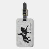 Dressage Horse and Rider Bagagelabel (Voorkant verticaal)