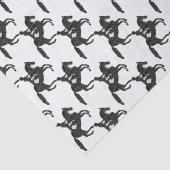 Dressage Horse and Rider Mosaic Design Tissuepapier (Detail)