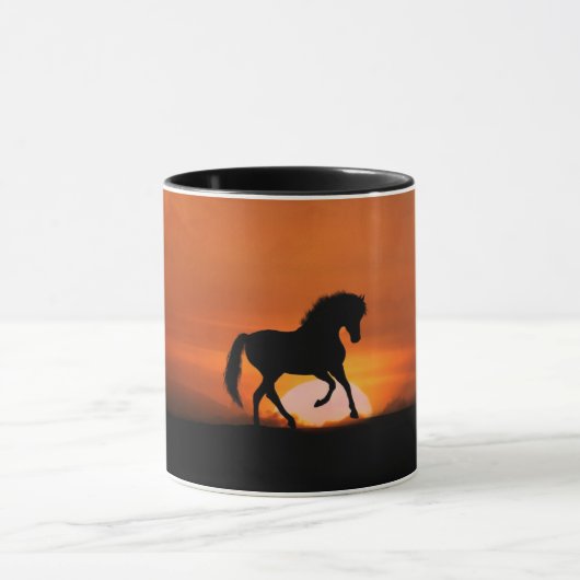 Dressage Horse and Sunrise Mok (Midden)
