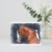 Dressage Horse Briefkaart (Staand voorkant)