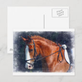Dressage Horse Briefkaart (Voorkant / Achterkant)