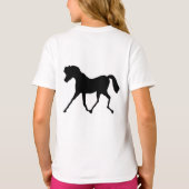 Dressage Horse English style riding shirt (Achterkant)