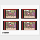 Dressage Horse English style riding sticker (Vel)