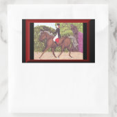 Dressage Horse English style riding sticker (Tas)