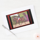 Dressage Horse English style riding sticker (Envelop)