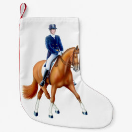 Dressage Horse Equestrian Kerststop Kleine Kerstsok