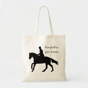 Dressage Horse Eventing Bag Tote Bag