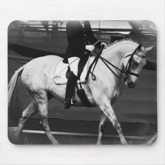 Dressage Horse Grunge Muismat (Voorkant)