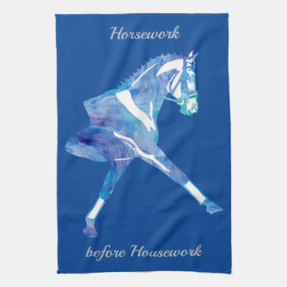 Dressage Horse - Horswerk voor huishoudelijk werk Theedoek