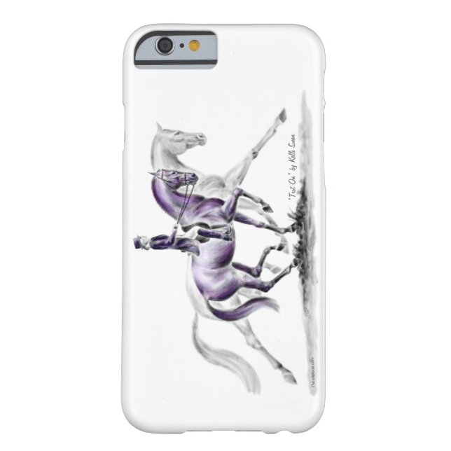 Dressage Horse in Trot Piaffe Case-Mate iPhone Case (Achterkant)