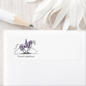 Dressage Horse in Trot Piaffe Etiket (Insitu)