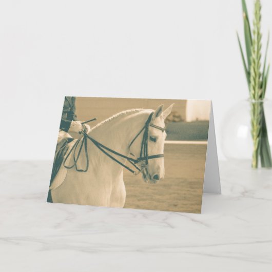 Dressage Horse Kaart (Voorkant)