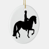 Dressage Horse Keramisch Ornament (Rechts)