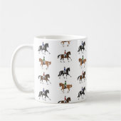 Dressage Horse Koffiemok (Links)