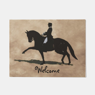 Dressage Horse & Rider Deurmat