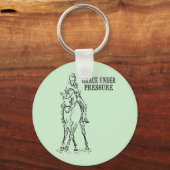DRESSAGE HORSE & RIDER - GRACE ONDER DRUK SLEUTELHANGER (Voorkant)
