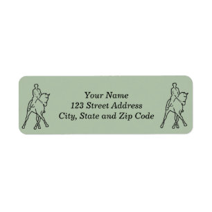 Dressage Horse & Rider - Half-pass Etiket