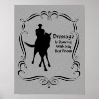 Dressage Horse Rider Silhouette Dans