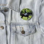 Dressage Horse Show Pin Ronde Button 5,7 Cm (In situ)