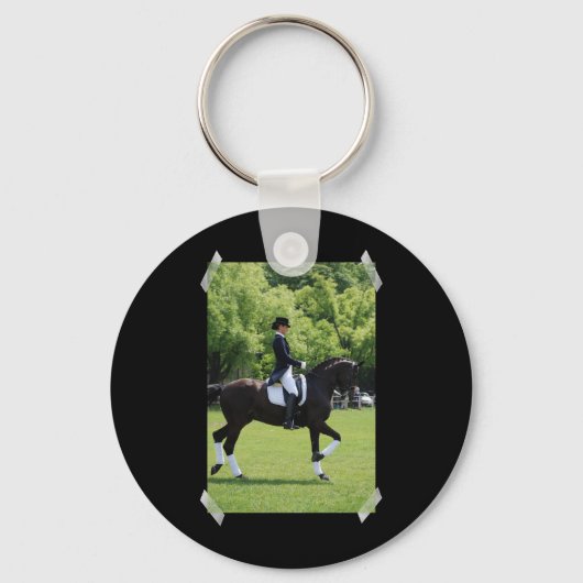 Dressage Horse Show Sleutelhanger (Voorkant)
