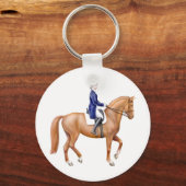 Dressage Horse Sleutelhanger (Voorkant)
