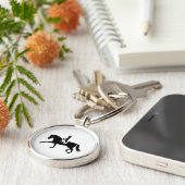 Dressage Horse Sleutelhanger (Zijkant)
