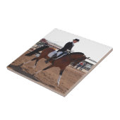 Dressage Horse Tile Tegeltje (Zijkant)