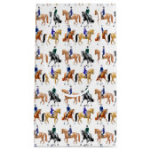 Dressage Horses and Riders Equestrian Gift Bag Klein Cadeauzakje (Voorkant)