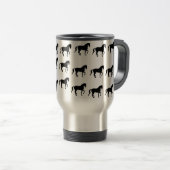 Dressage Horses Piaffe Pattern Reisbeker (Voorkant rechts)
