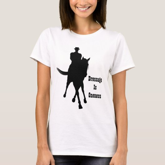 Dressage is alleen licht t-shirt (Voorkant)