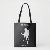 Dressage is alleen tote bag (Voorkant)