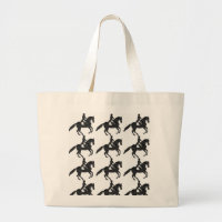 Dressage Jumbo Tas - Tile Mosaic Horse
